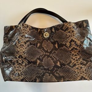 Snake skin look- very cute Kate spade bag.